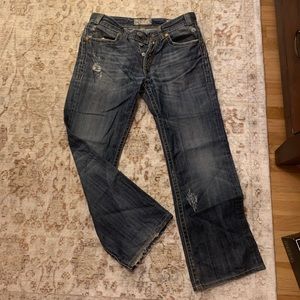 MEK men’s distressed jeans
